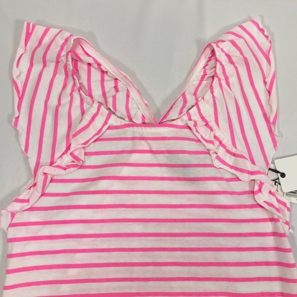 Seven 7 For All Mankind Ruffle Flutter Tank Top - Picture 2 of 6